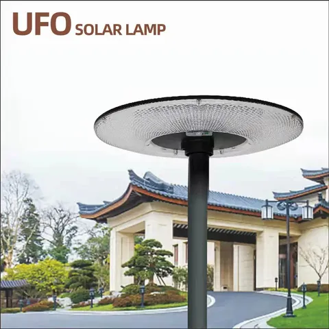 Đèn năng lượng mặt trời sân vườn, công viên UFO công suất 1000W siêu sáng chống nước IP67