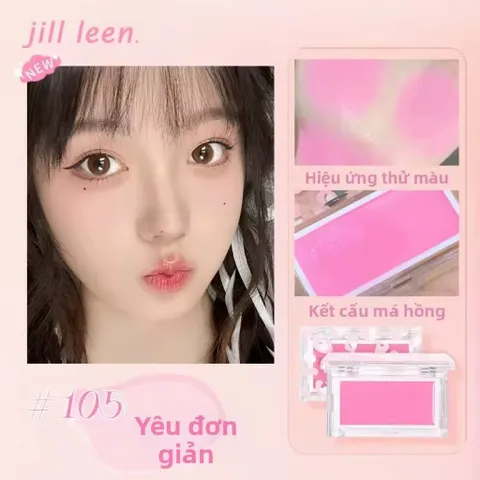 JILL LEEN | Phấn Má Hồng Tạo Sáng Dạng Kem Dẻo Mát Mịn Màng Dưỡng Ẩm Dài Lâu Cho Mọi Loại Da