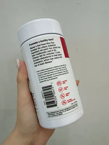 VIÊN MEN GẠO ĐỎ WEIDER RED YEAST RICE GIẢM CHOLESTEROL, BẢO VỆ TIM MẠCH
