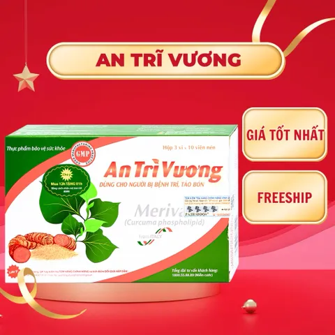 Viên Uống An Trĩ Vương Cải Thiện Tình Trạng Trĩ, Táo Bón hộp 30 viên