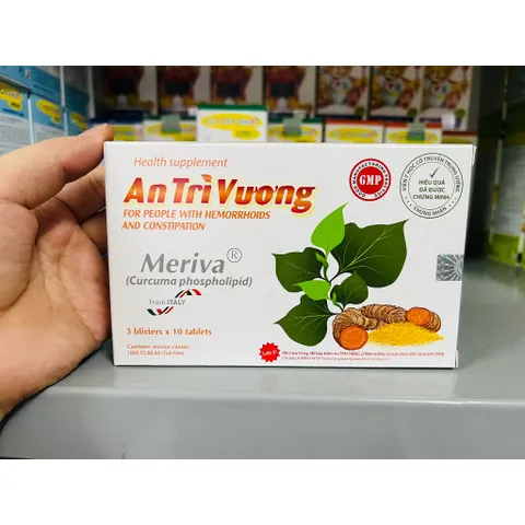 Viên Uống An Trĩ Vương Cải Thiện Tình Trạng Trĩ, Táo Bón hộp 30 viên