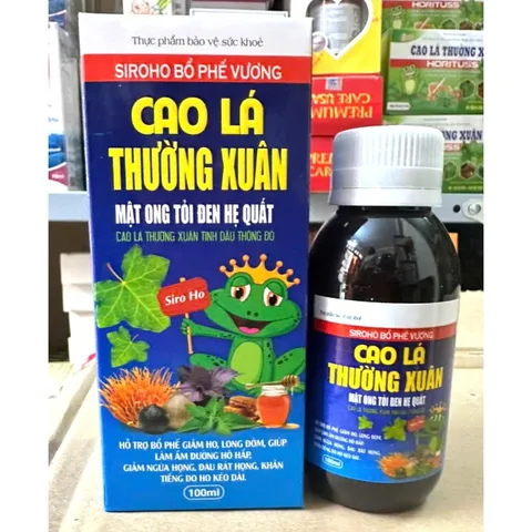 Siroho Bổ Phế Vương – Siro Mật Ong Tỏi Đen Hẹ Quất Lá Thường Xuân, Hỗ Trợ Giảm Ho, Dịu Họng