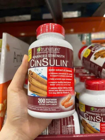 Cinsulin Trunature Cinnamon Concentrate 300 viên – Hỗ trợ duy trì đường huyết khỏe mạnh 