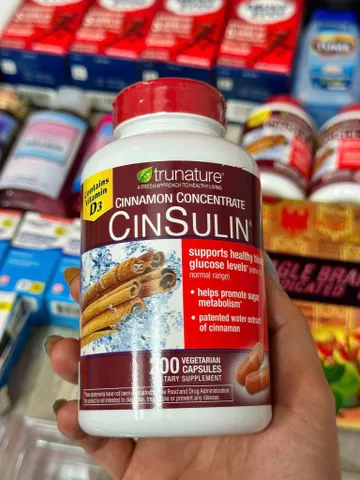 Cinsulin Trunature Cinnamon Concentrate 300 viên – Hỗ trợ duy trì đường huyết khỏe mạnh 