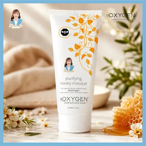 Mặt nạ mật ong manuka và hoa bia cho mọi loại da New Zealand OXYGEN Purifying Honey Masque 100ml