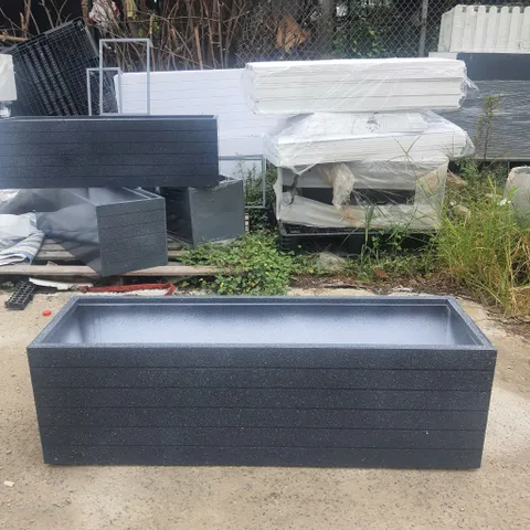 chậu NHỰA  composite trồng cây ban công siêu nhẹ, siêu bền chịu nắng chịu mưa, ko bị giòn gãy