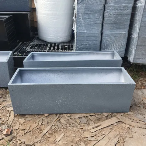 chậu NHỰA  composite trồng cây ban công siêu nhẹ, siêu bền chịu nắng chịu mưa, ko bị giòn gãy