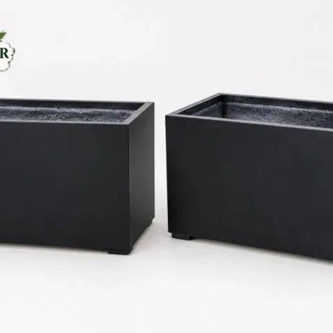 [ D40-R40-C40 ] Chậu COMPOSITE ĐÚC NGUYÊN KHỐI .  Chậu composite trồng cây siêu nhẹ. độ bền cao