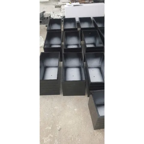Chậu NHỰA composite D50 R30 C30 trồng cây ban công siêu nhẹ, siêu bền chất liệu PVC