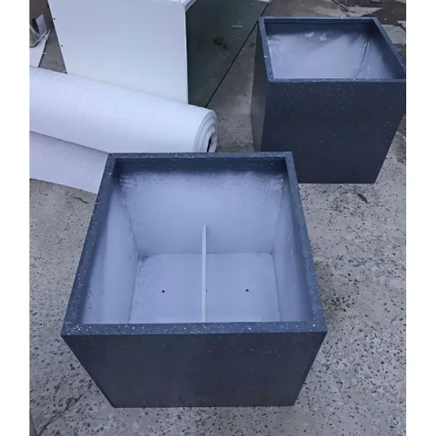Chậu nhựa composite 80×30×30, chậu trồng cây ban công siêu nhẹ