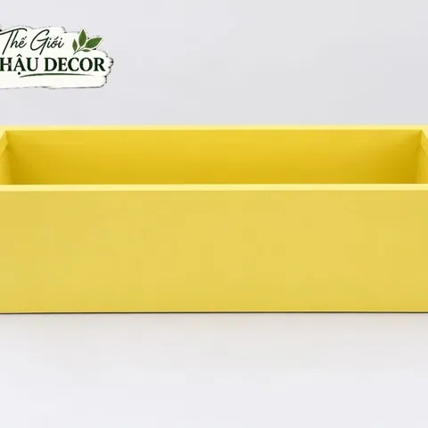 【D50-R25-C25】 chậu nhựa composite chữ nhật.chậu trồng cây ban công.chậu trồng cây siêu nhẹ