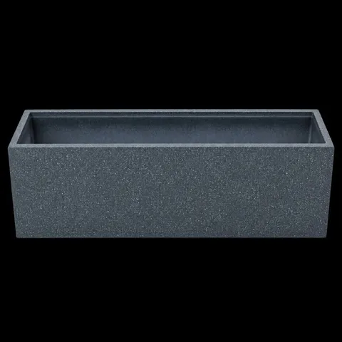【D50-R25-C25】 chậu nhựa composite chữ nhật.chậu trồng cây ban công.chậu trồng cây siêu nhẹ