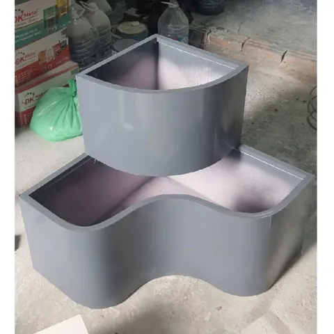 Chậu NHỰA composite  trồng cây  chất liệu PVC FOAM siêu bền