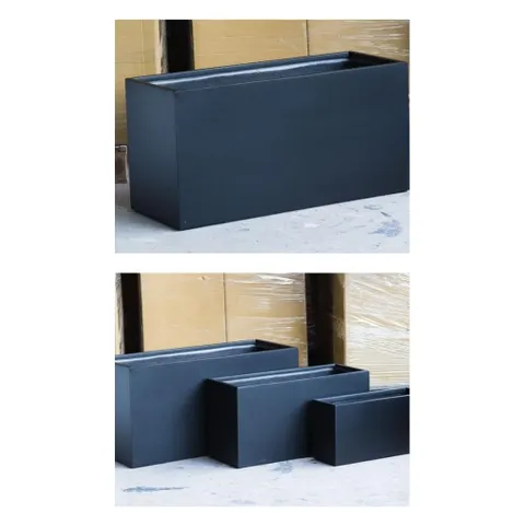 chậu nhựa Composite chữ nhật.chậu trồng cây ban công chống nắng chống nước độ bền cao