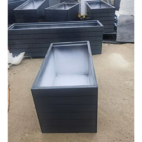 chậu nhựa composite chữ nhật 60×30×30 chậu trồng cây siêu nhẹ
