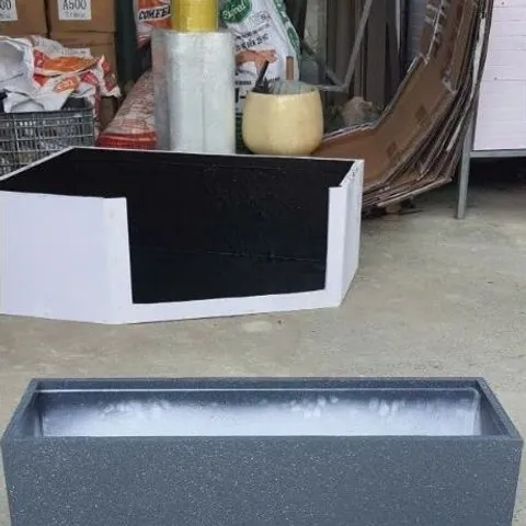 chậu nhựa Composite chữ nhật.chậu trồng cây chống nắng chống nước độ bền  cao