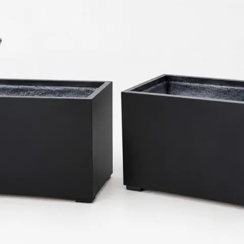 chậu Nhựa composite trồng cây , chậu trồng cây hình chữ nhật bền đẹp