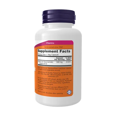 Viên Uống Bổ Sung Niacinamide Vitamin B3 No Flush Now Hỗ Trợ Điều Hoà Cholesterol - YoungFit