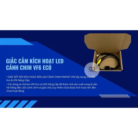 Giắc cắm kết nối đèn Led cánh chim VF6