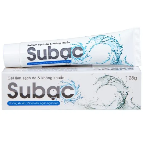 Gel Su Bạc làm sạch da, kháng khuẩn, ngăn ngừa sẹo tuýp 25g