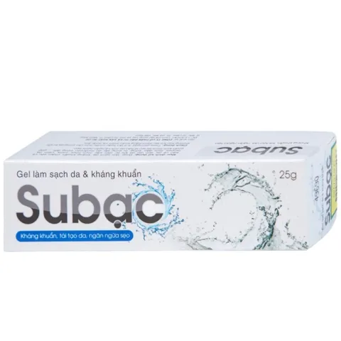Gel Su Bạc làm sạch da, kháng khuẩn, ngăn ngừa sẹo tuýp 25g