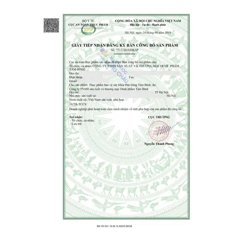 Viên giảm viêm đại tràng cấp và mãn tính Đại Tràng Tâm Bình (5 vỉ x 12 viên) 858828