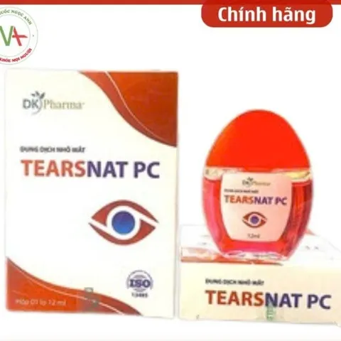 Dung dịch nhỏ mắt Tearsnat PC 12ml - Giúp làm giảm các triệu chứng như khô mắt, mỏi mắt