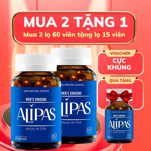Sâm alipas hộp 30 / 60 viên