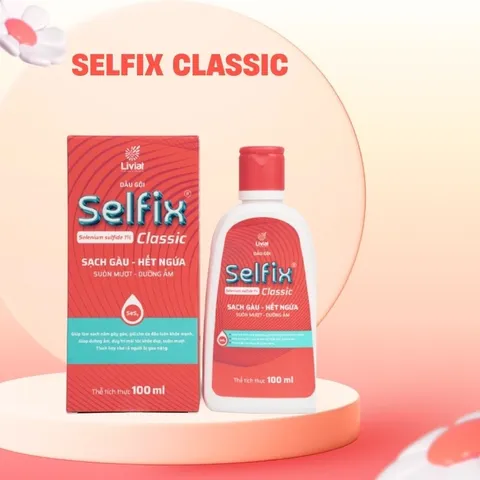 Dầu gội sạch gàu SELFIXCLASSIC cho da đầu – Hỗ trợ giảm gàu, nấm ngứa da dầu – 100ML