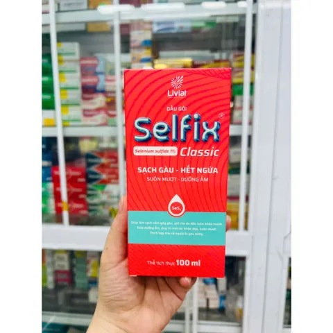 Dầu gội sạch gàu SELFIXCLASSIC cho da đầu – Hỗ trợ giảm gàu, nấm ngứa da dầu – 100ML