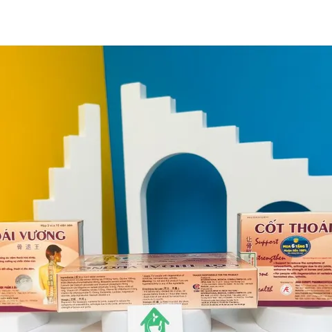 Cốt Thoái Vương Dược Phẩm Á Âu – Hỗ Trợ Xương Khớp, Giảm Đau Mỏi Vai Gáy, Cổ Lưng Từ Thảo Dược