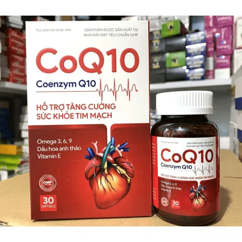 CoQ10 Coenzym Q10 Giúp tăng cường sức khỏe tim mạch