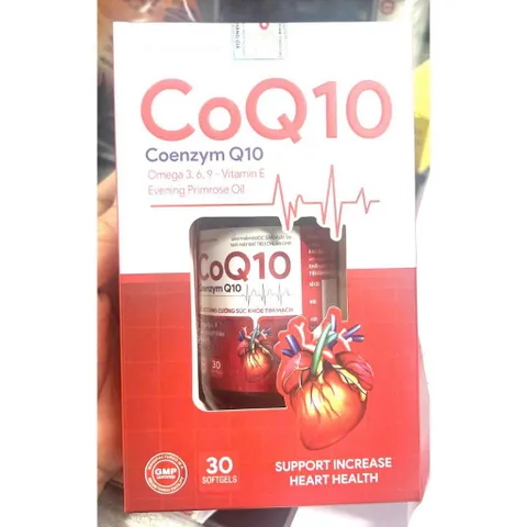 CoQ10 Coenzym Q10 Giúp tăng cường sức khỏe tim mạch