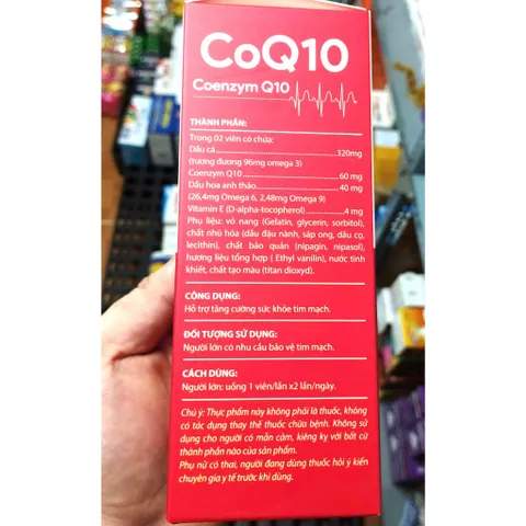 CoQ10 Coenzym Q10 Giúp tăng cường sức khỏe tim mạch