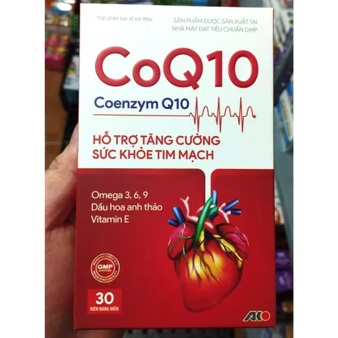 CoQ10 Coenzym Q10 Giúp tăng cường sức khỏe tim mạch