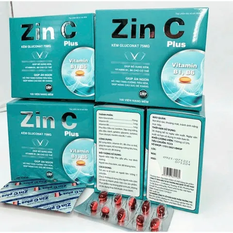 Zin c Plus zinc bổ sung kẽm, hỗ trợ ăn ngon, tăng cường sức khỏe, tăng sức đề kháng, miễn dịch chống còi xương 