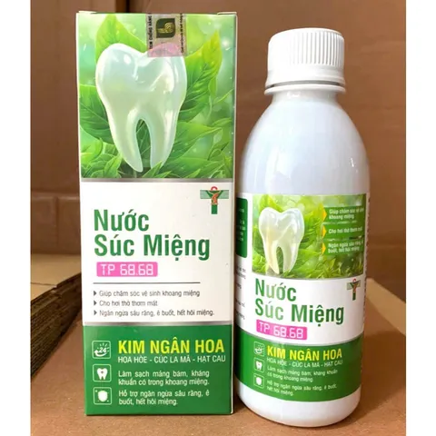NƯỚC SÚC MIỆNG TP 68.68 giảm viêm họng sát khuẩn smh hỗ trợ phòng ngừa nhiễm khuẩn miệng họng 