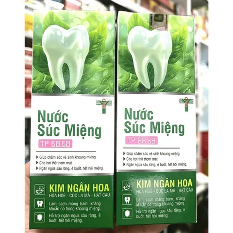 NƯỚC SÚC MIỆNG TP 68.68 giảm viêm họng sát khuẩn smh hỗ trợ phòng ngừa nhiễm khuẩn miệng họng 