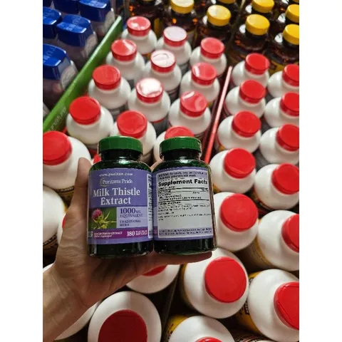 Bổ gan mỹ milk thisle extract 180v hàng mỹ chính hãng 859416