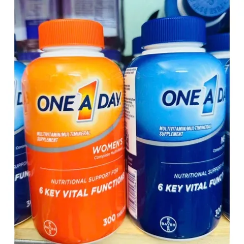 Viên One A Day Men'S Multivitamin Health Formula, 300 Viên và 200 viên cho Nam