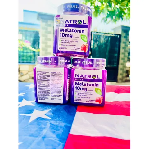 MẪU MỚI 2025 Kẹo dẻo giúp ngủ ngon Melatonin 10mg 90 viên của Natrol Gum