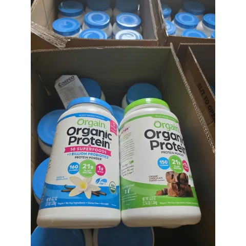 1.22ky Orgain Protein organic - Sữa hữu cơ thực vật SuperFood Protein powder, Vanilla Bean Vegan, Non GMO
