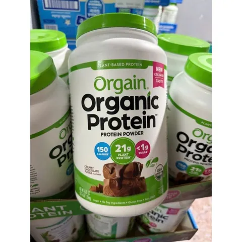 1.22ky Orgain Protein organic - Sữa hữu cơ thực vật SuperFood Protein powder, Vanilla Bean Vegan, Non GMO