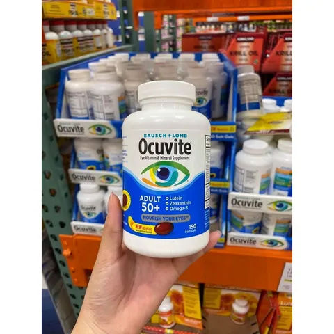 Viên Uống Bổ Mắt Ocuvite Lutein 150 viên của Mỹ dành cho người trên 50 tuổi 859476