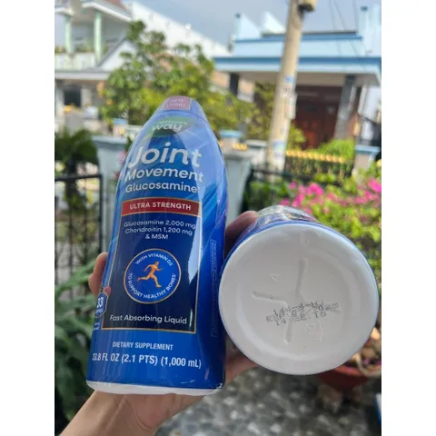 Mẫu mới - dạng nước Nature's Way Joint Movement Glucosamine 1000ml của Mỹ 859473