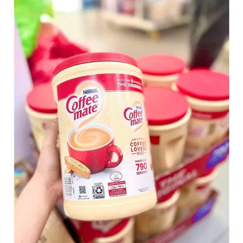 [HÀNG MỸ] Bột Kem Béo Pha Cà Phê Nestlé Coffee Mate The Original (Hũ 1.5kg / 56 oz - 790 Servings)
