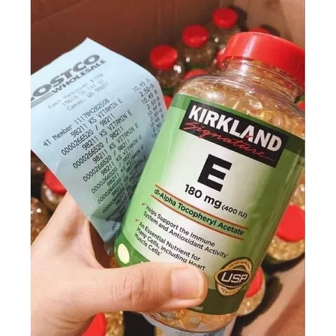 Viên Vitamin E 400 IU 500 Viên Kirkland Của Mỹ 859489