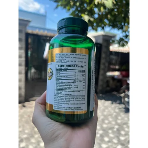 [HÀNG MỸ] Dầu Cá Không Mùi Fish Oil 1400mg 130 VIÊN NATURE 'S BOUNTY 859496