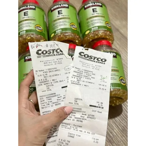 Vitamin E 400 IU 500 Viên Kirkland Của Mỹ, Date xa