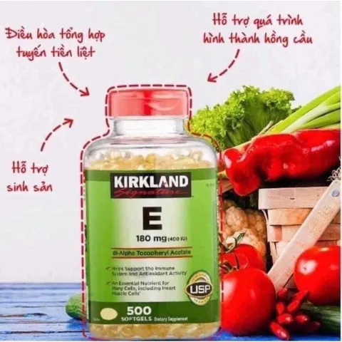 Vitamin E 400 IU 500 Viên Kirkland Của Mỹ, Date xa